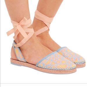 Sophia Webster Juana grosgrain jacquard espadrille